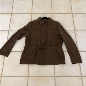 Ellen Tracy safari jacket size 14